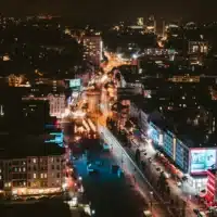 Die Reeperbahn in Hamburg